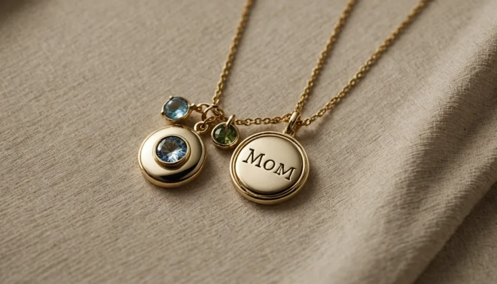 collier personnalisé maman